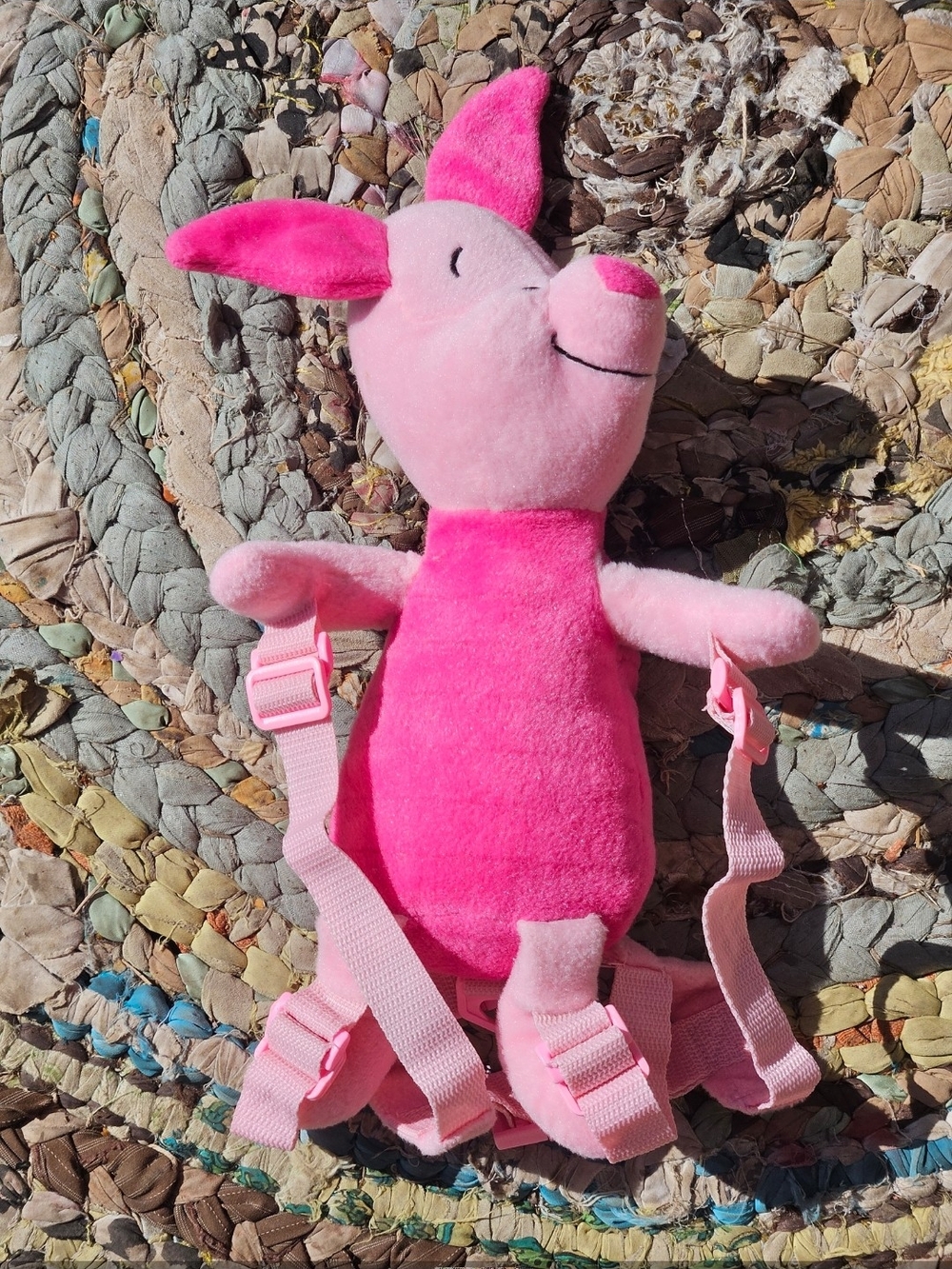 Gold Bug Plush Pink Piglet Kids Harness Backpack